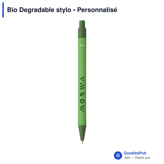 Stylo à bille personnalisable en papier recyclé avec logo - Image 11