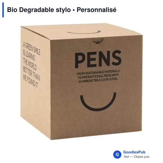 Stylo à bille personnalisable en papier recyclé avec logo - Image 12