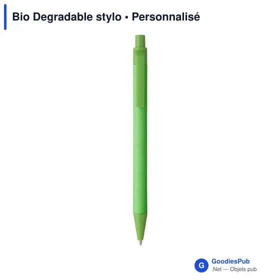 Stylo à bille personnalisable en papier recyclé avec logo - Image 5