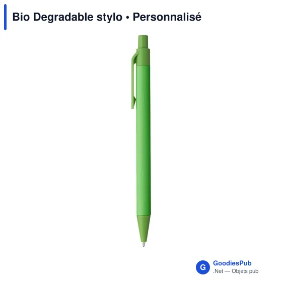 Stylo à bille personnalisable en papier recyclé avec logo - Image 6