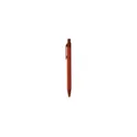 Variante rouge - Stylo à bille personnalisable en papier recyclé avec logo
