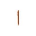 Variante orange - Stylo à bille personnalisable en papier recyclé avec logo
