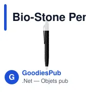 Stylo à encre Bio-Stone personnalisable avec logo - Miniature 1