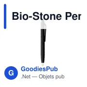 Stylo à encre Bio-Stone personnalisable avec logo - Miniature 2