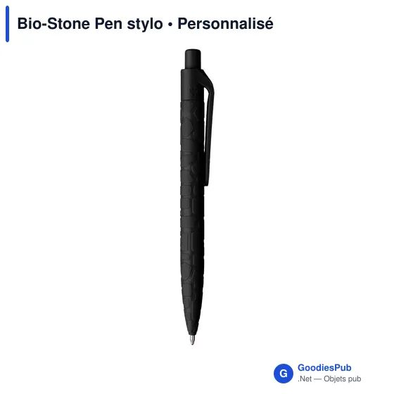 Stylo à encre Bio-Stone personnalisable avec logo - Image 2
