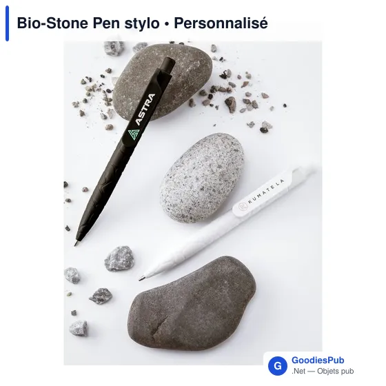 Stylo à encre Bio-Stone personnalisable avec logo - Image 6
