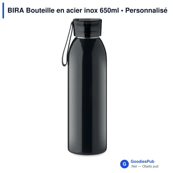 BIRA Bouteille en acier inox 650ml - Image 2