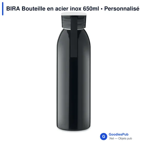 BIRA Bouteille en acier inox 650ml - Image 3