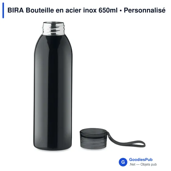 BIRA Bouteille en acier inox 650ml - Image 4