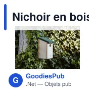 Nichoir en bois personnalisable pour logo - Birdhouse - Miniature 5