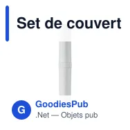 Set de couverts réutilisables personnalisable avec logo - BITEFUL - Miniature 4
