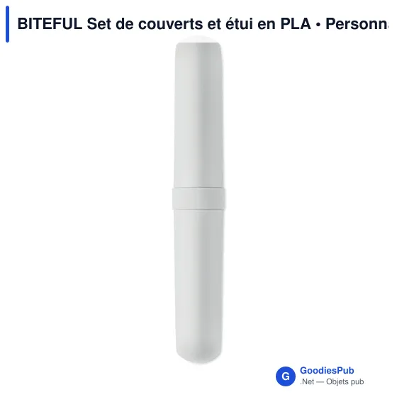Set de couverts réutilisables personnalisable avec logo - BITEFUL - Image 4