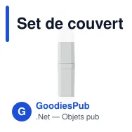 Set de couverts réutilisables personnalisable avec logo - BITEFUL - Miniature 6