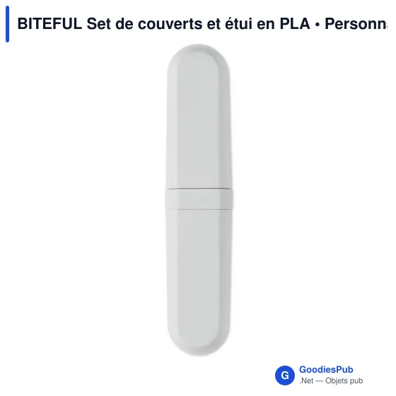 Set de couverts réutilisables personnalisable avec logo - BITEFUL - Image 6