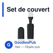 Set de couverts réutilisables personnalisable avec logo - BITEFUL - Miniature 9