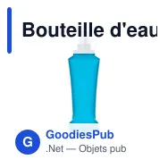 Bouteille d'eau pliable personnalisable 500ml avec logo - BITER - Miniature 1