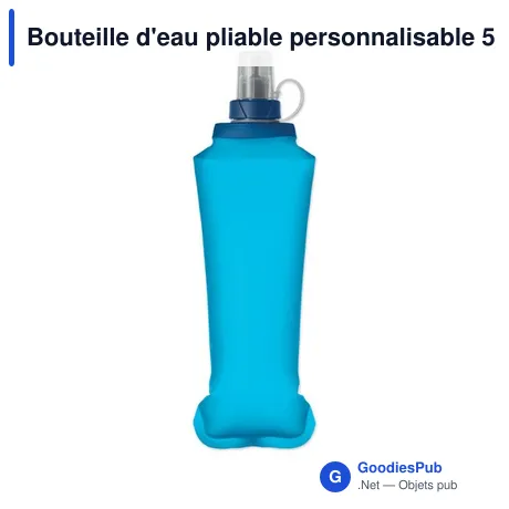 Bouteille d'eau pliable personnalisable 500ml avec logo - BITER