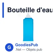 Bouteille d'eau pliable personnalisable 500ml avec logo - BITER - Miniature 3