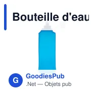 Bouteille d'eau pliable personnalisable 500ml avec logo - BITER - Miniature 4