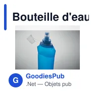 Bouteille d'eau pliable personnalisable 500ml avec logo - BITER - Miniature 6