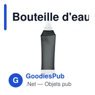 Bouteille d'eau pliable personnalisable 500ml avec logo - BITER - Miniature 8
