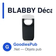 BLABBY Décapsuleur et reboucheur. - Miniature 1