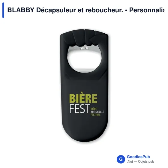 BLABBY Décapsuleur et reboucheur. - Image 3