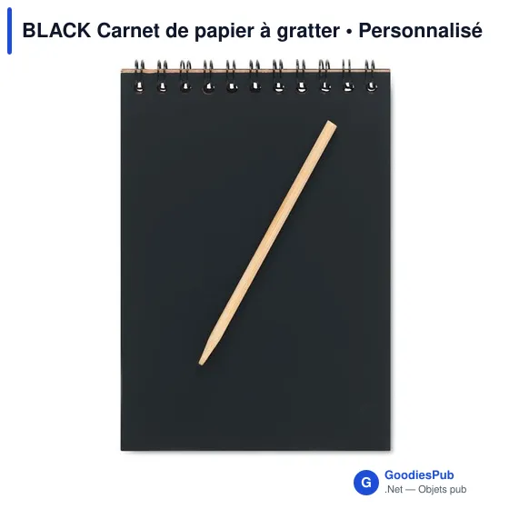 BLACK Carnet de papier à gratter - Image 2