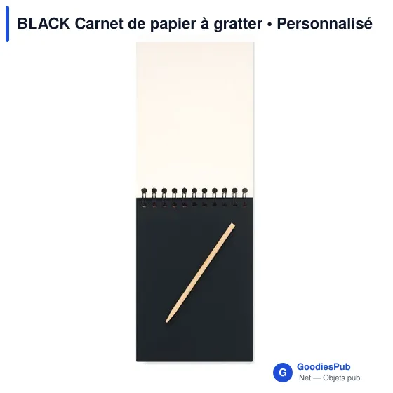 BLACK Carnet de papier à gratter - Image 3