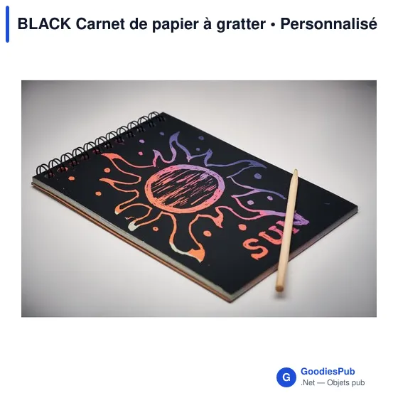 BLACK Carnet de papier à gratter - Image 4