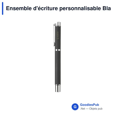 Ensemble d'écriture personnalisable BlackJack avec logo