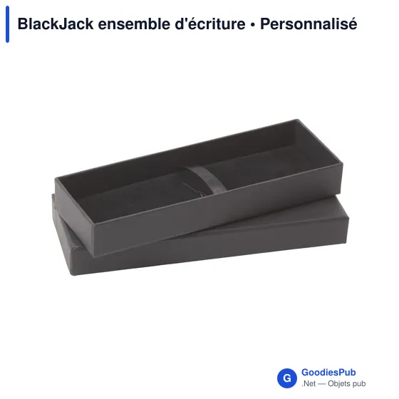 Ensemble d'écriture personnalisable BlackJack avec logo - Image 3