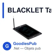 BLACKLET Tablette d'écriture écran LCD 8,5" - Miniature 1