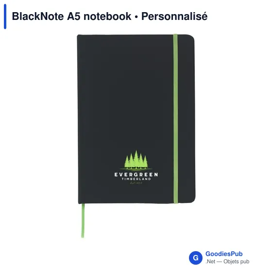 Carnet A5 personnalisable BlackNote avec logo - Image 8