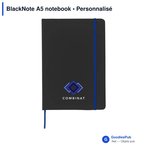 Carnet A5 personnalisable BlackNote avec logo - Image 10