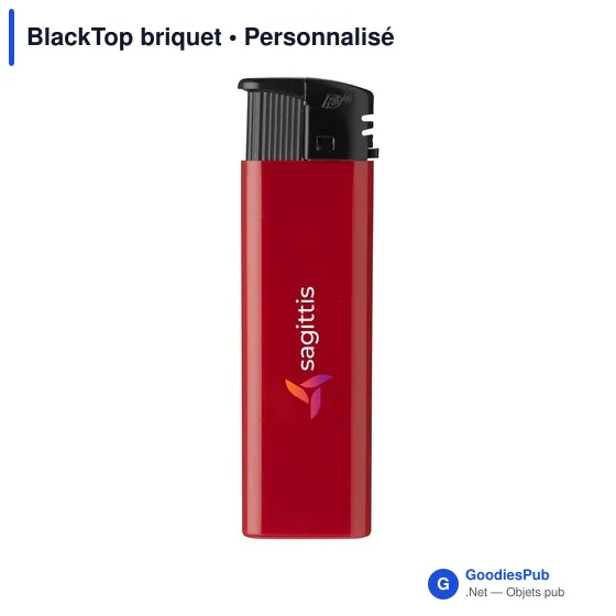 Briquet électronique personnalisable avec logo - BlackTop - Image 11