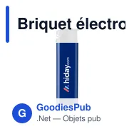 Briquet électronique personnalisable avec logo - BlackTop - Miniature 4