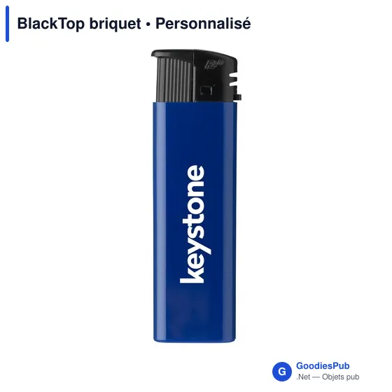 Briquet électronique personnalisable avec logo - BlackTop - Image 5