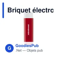 Briquet électronique personnalisable avec logo - BlackTop - Miniature 10