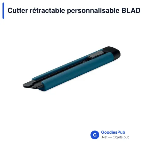 Cutter rétractable personnalisable BLADE avec logo