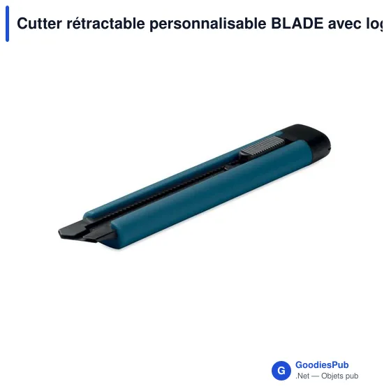 Cutter rétractable personnalisable BLADE avec logo - Image 1