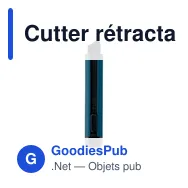 Cutter rétractable personnalisable BLADE avec logo - Miniature 2