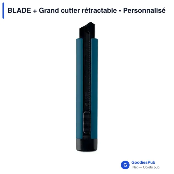Cutter rétractable personnalisable BLADE avec logo - Image 2