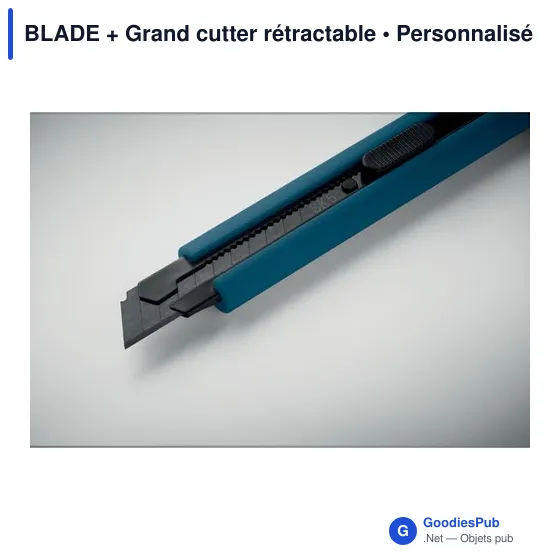 Cutter rétractable personnalisable BLADE avec logo - Image 4
