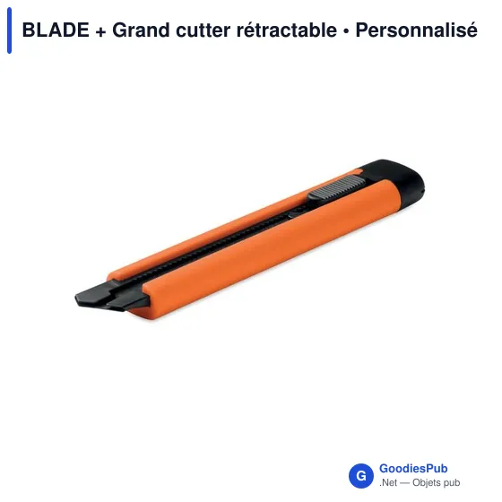 Cutter rétractable personnalisable BLADE avec logo - Image 5