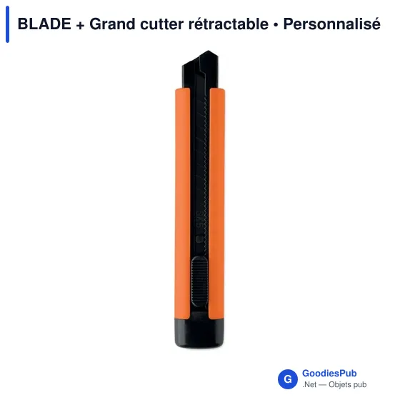 Cutter rétractable personnalisable BLADE avec logo - Image 6