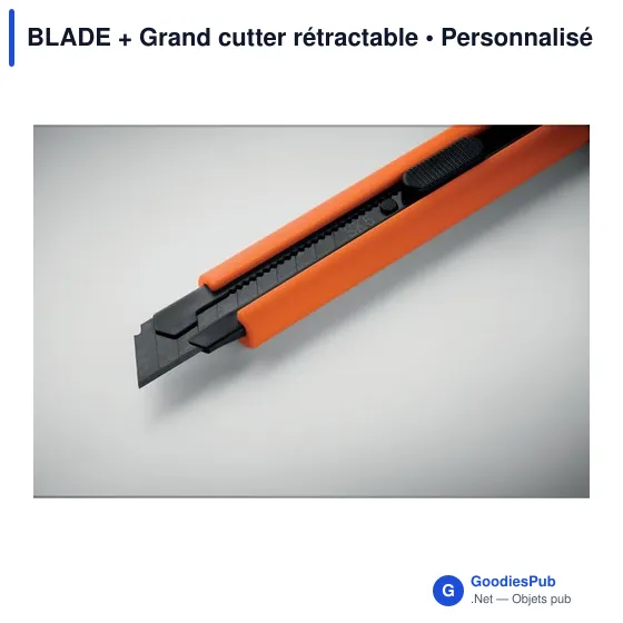 Cutter rétractable personnalisable BLADE avec logo - Image 8