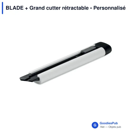 Cutter rétractable personnalisable BLADE avec logo - Image 9