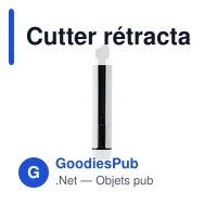 Cutter rétractable personnalisable BLADE avec logo - Miniature 10
