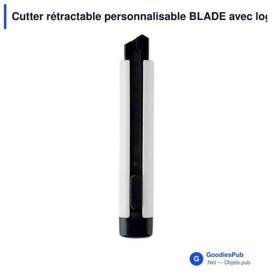 Cutter rétractable personnalisable BLADE avec logo - Image 10